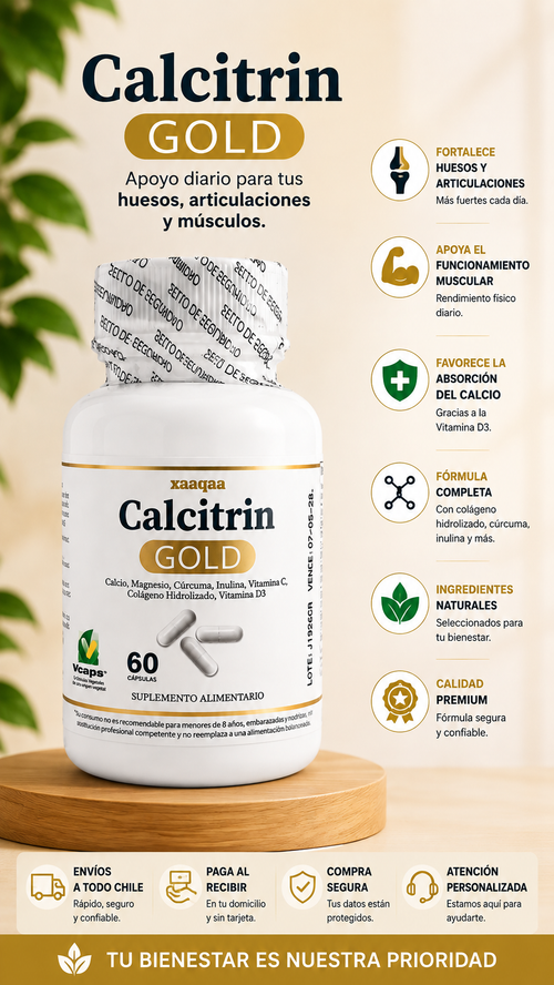 ¿Por qué elegir Calcitrin Gold?