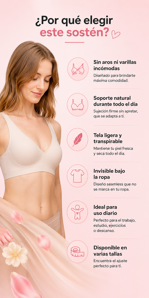¿Por qué elegir este sostén?
